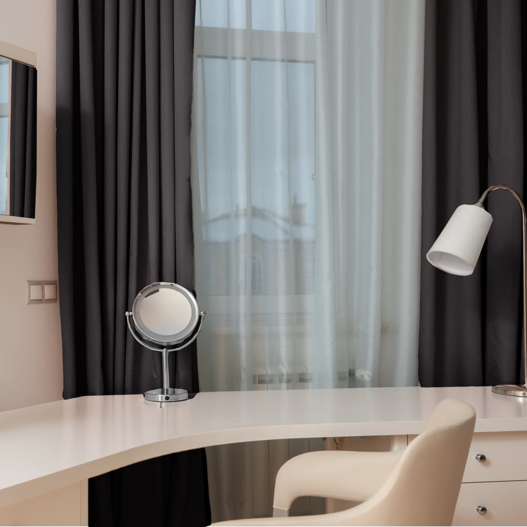 Cleanlevel Verdunkelungsvorhang (2er Set) 140x245 cm – Vorhang Blickdicht mit Kräuselband – Vorhang Verdunkelung mit Hitzeschutz & Kälteschutz