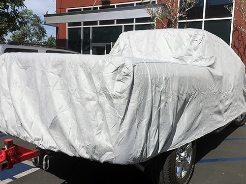 Miniatura 3 de CarsCover Dodge Ram 25003500 Crew 2006-2019 - Caja de cama completa de 8 pies de largo, cubierta de coche para camión de 4 puertas, resistente,