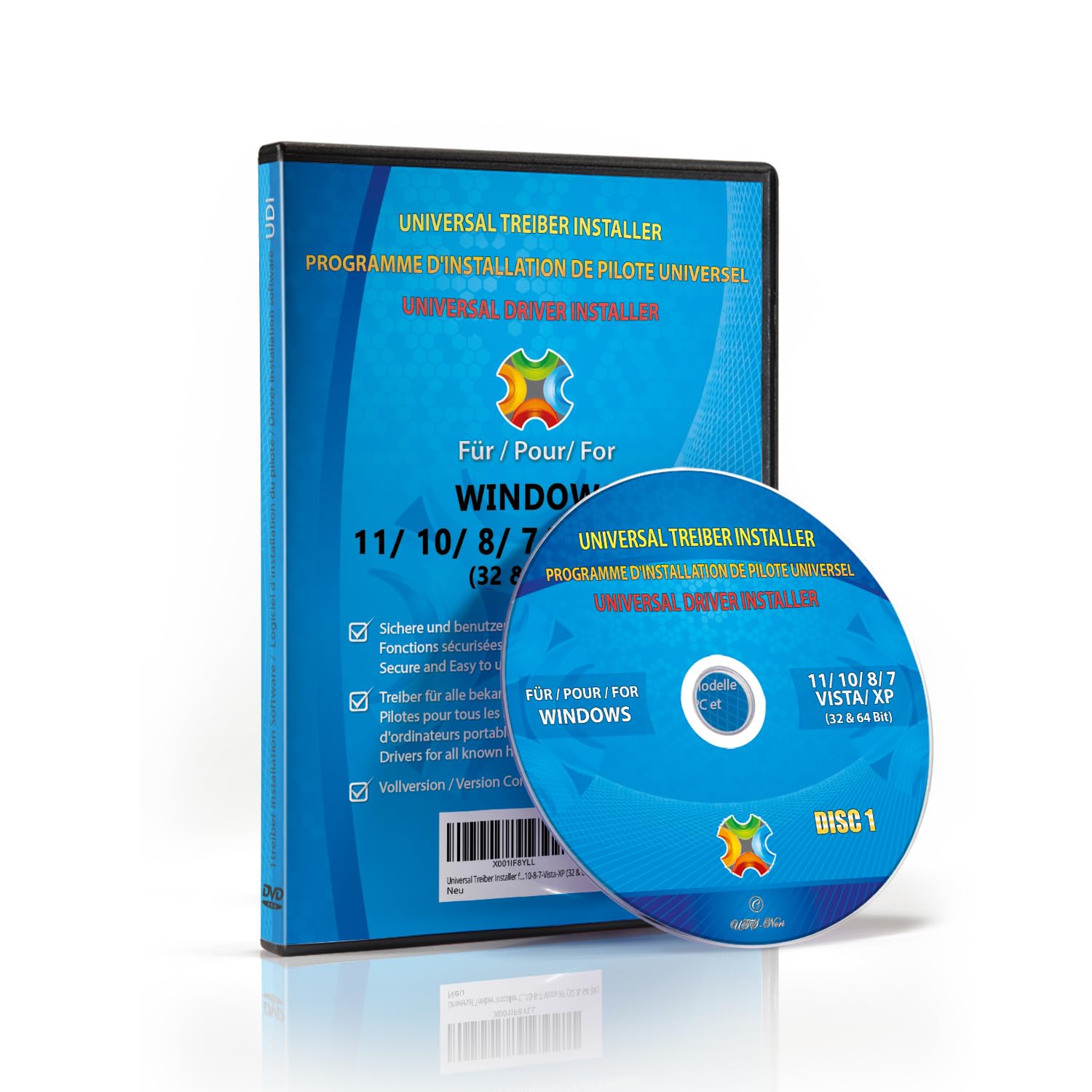 Universal Treiber Installer für Windows 11-10-8-7-Vista-XP (32 & 64 Bit)