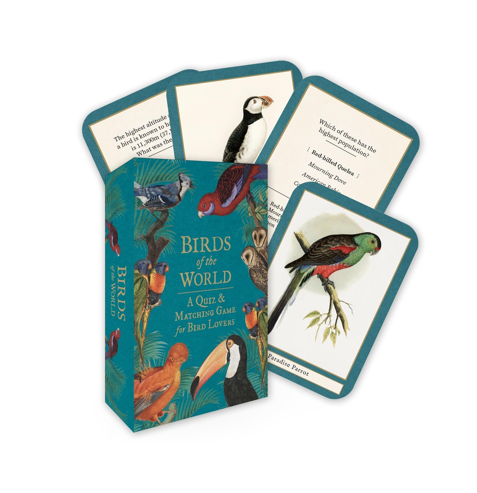 Birds of the World: A quiz & matching game for bird lovers: 52 illustrated quiz & trivia cards for all the family