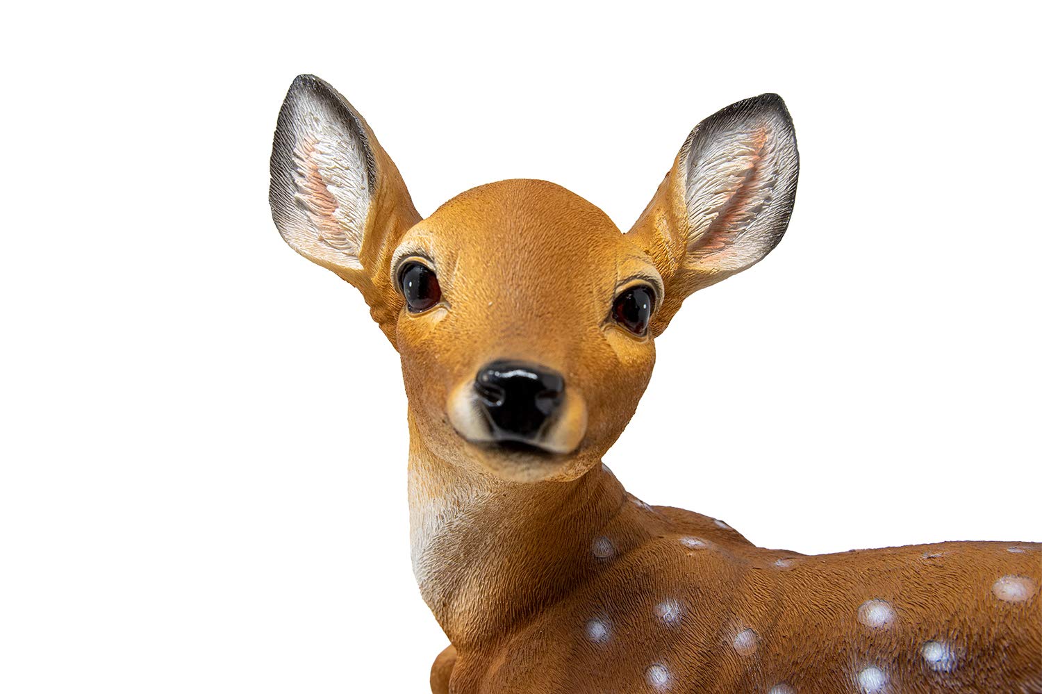 Benera REH Deko Figur Bambi Dekoration für Haus und Garten Innen Außen Rehkitz Braun 34 X 27 cm