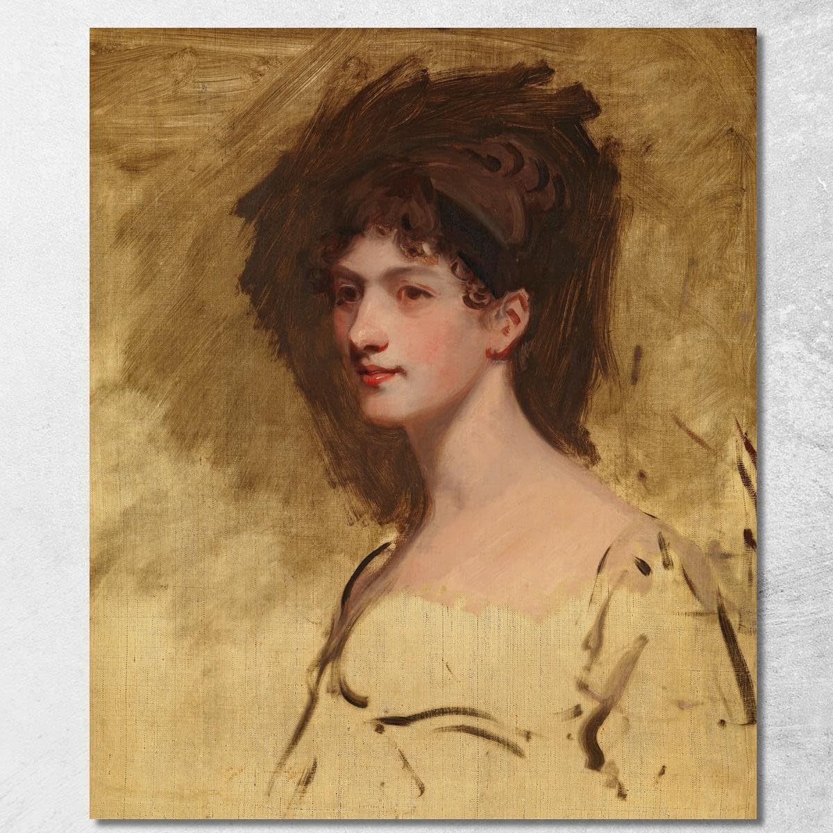 Tableau d'art Lady Hester John Hoppner pour une âme romantique et rétro