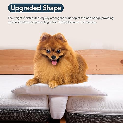 Miniatura 4 de Kit de convertidor de cama de tamaño individual a King  Relleno de colchón dividido de tamaño individual XL a King para cama ajustable, conector de