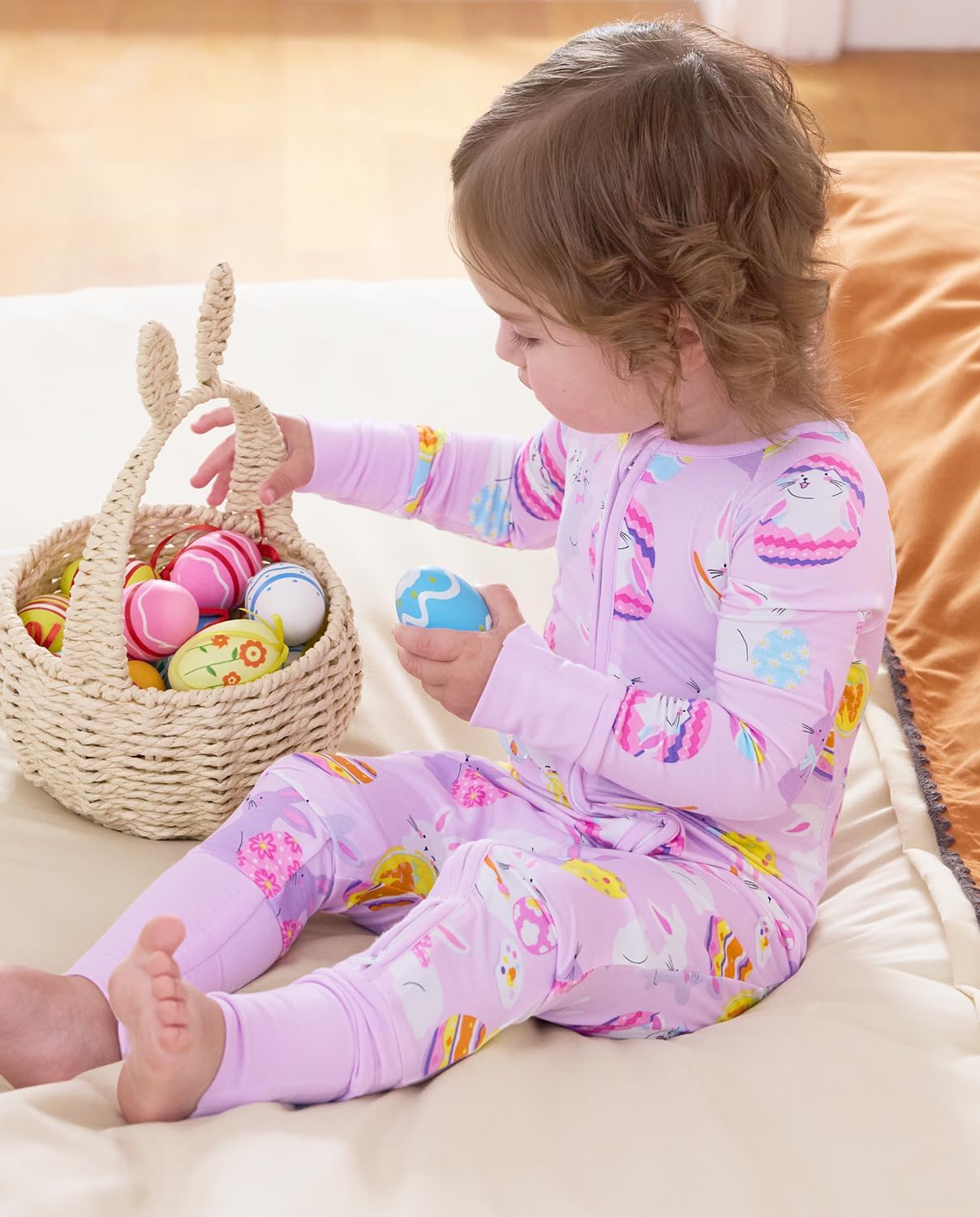 Viscose Derived from Bamboo Baby Footie Pajamas Convertible Newborn Sleeper for Baby Girl Zipper Onesie 0-24M - Image 5