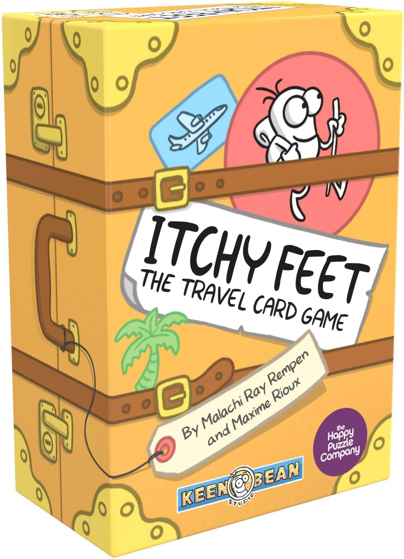 Itchy Feet Travel Themed Action Packed Card Swapping Game - Suitable For Up To 6 Players, for ages 8+