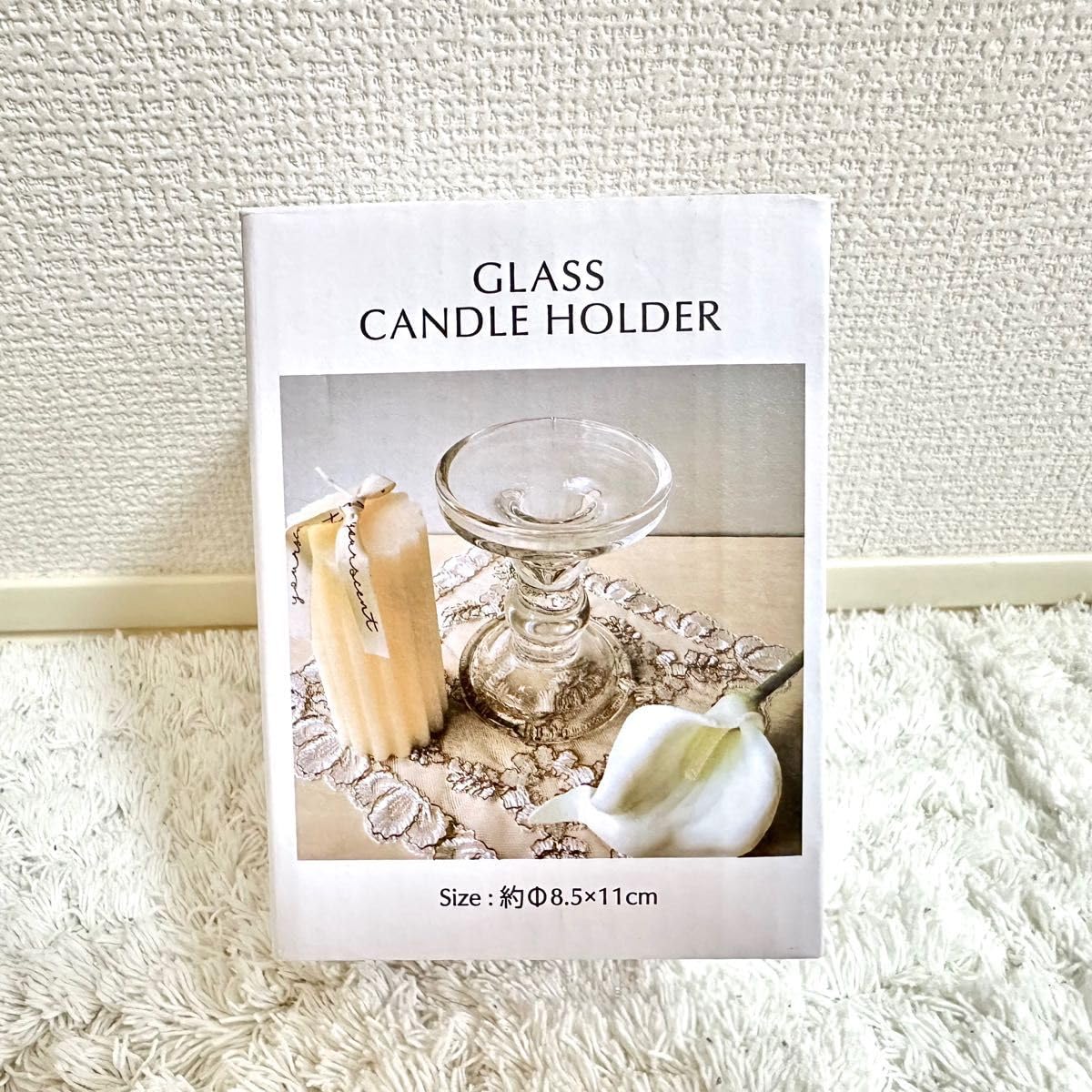 廃盤品】ガラスの靴 キャンドル 結婚式のウェルカムスペースや