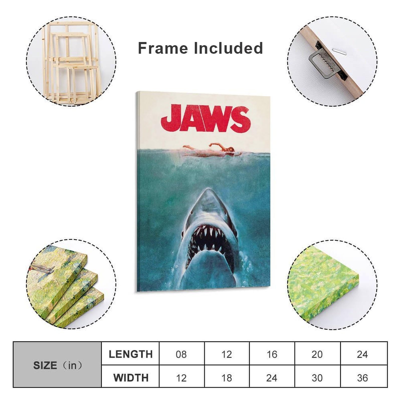 SHARK ポスター Amazon.co.jp: JAWS ジョーズ - SHARK ポスター ウォールアート