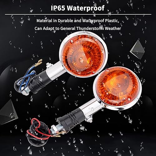 Miniatura 5 de AHL Luz indicadora de giro compatible con Yamaha XV400 XV 400 Virago todos los modelos XV250 XV 250 V-MAX1200