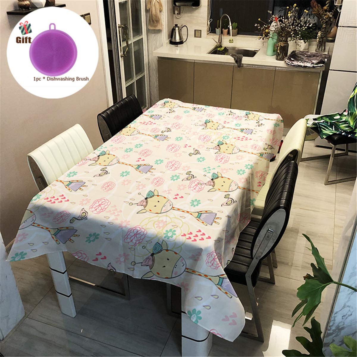 Mantel Antimanchas Rectangular 140x240cm Algodón Jacquard Impermeable Hilo Brillante TILU Oro