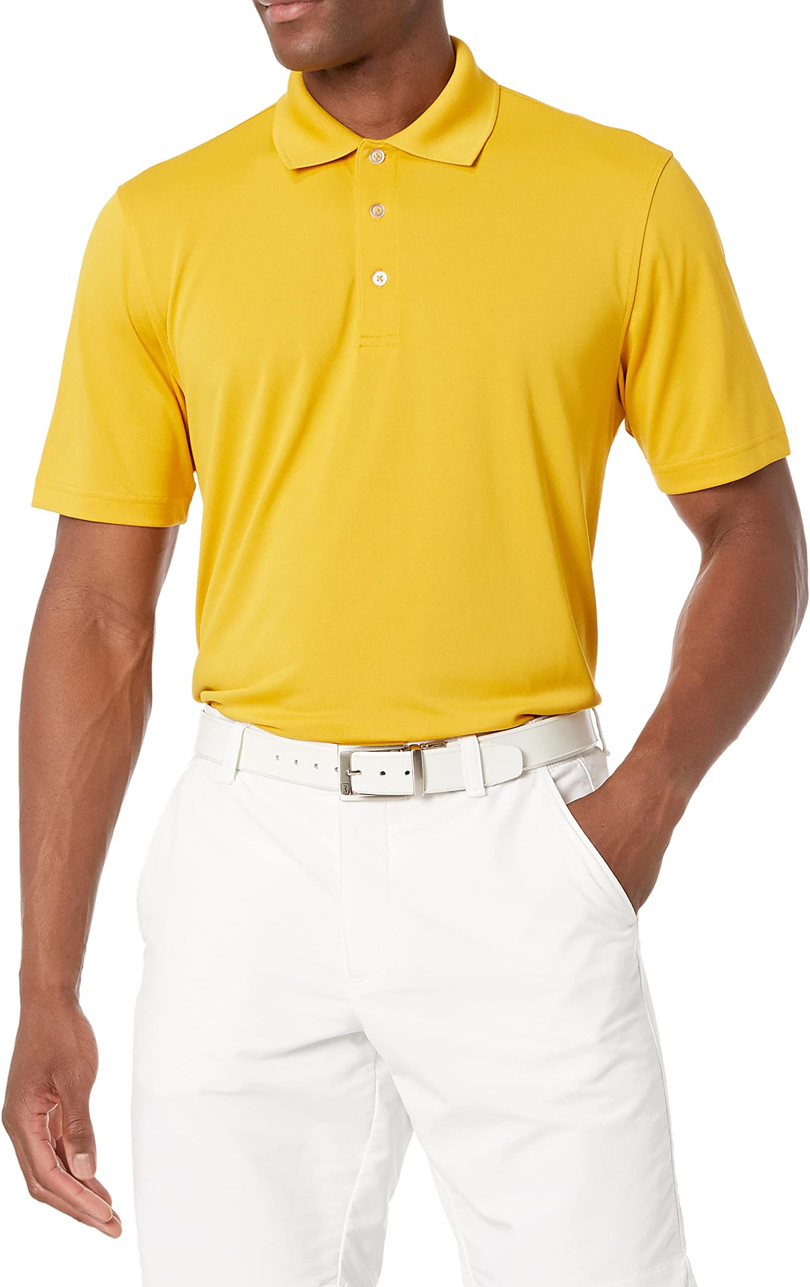 Amazon Essentials Men's Regular-Fit Quick-Dry Golf Polo Shirt - Discontinued Colors