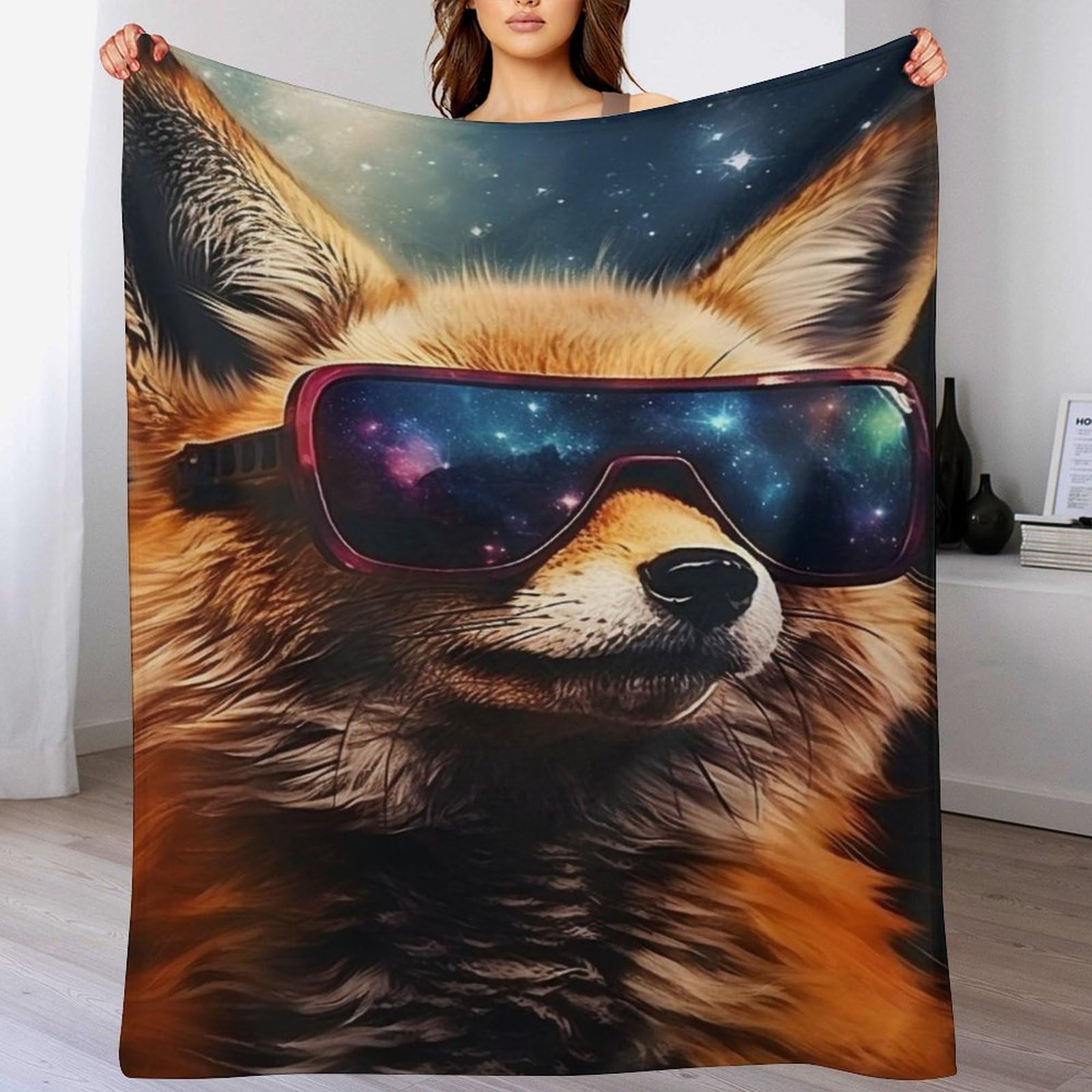 Couverture polaire chien 150x200 cm plaid canapé en flanelle