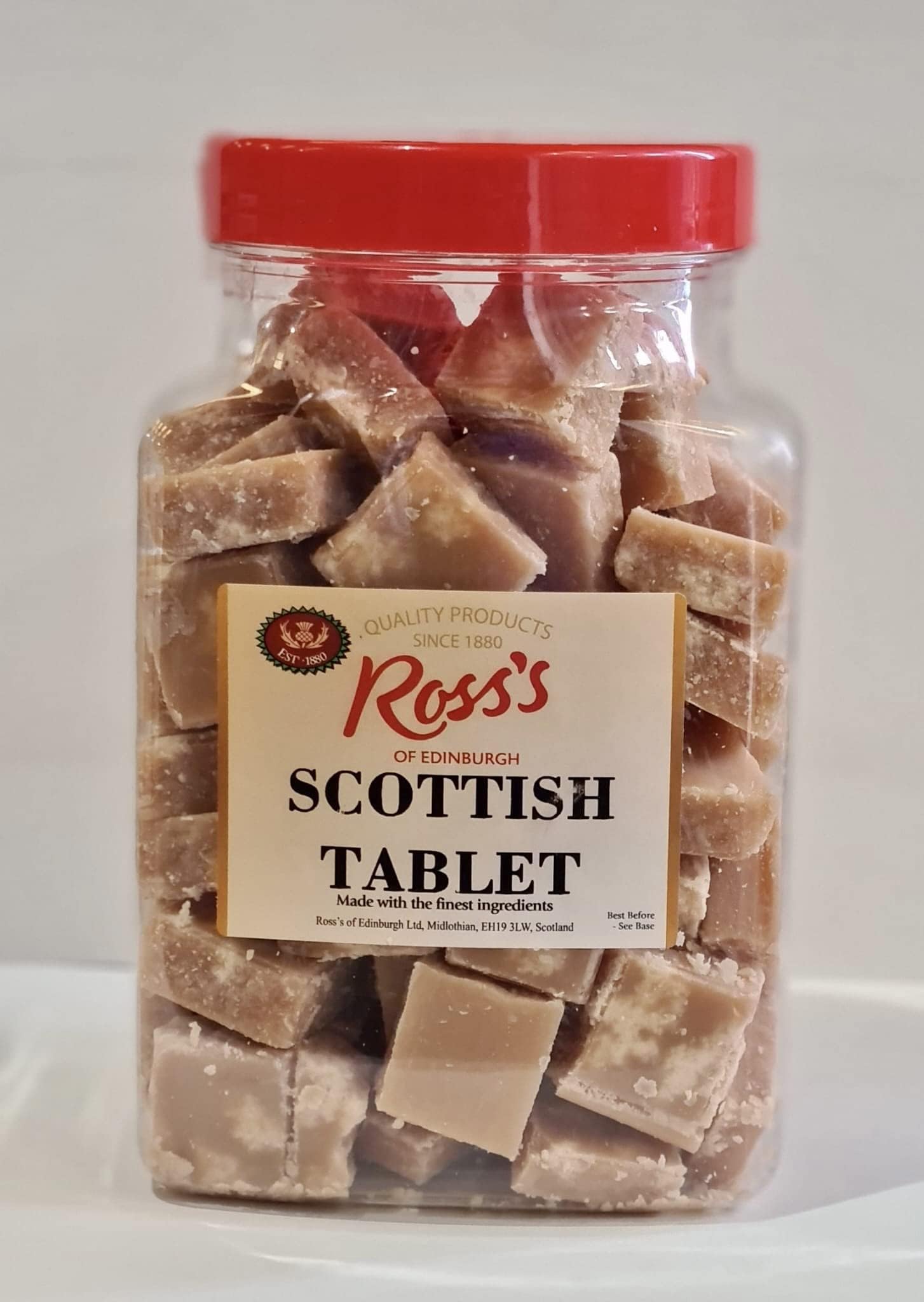– Ross's Scottish Tablet Jar
