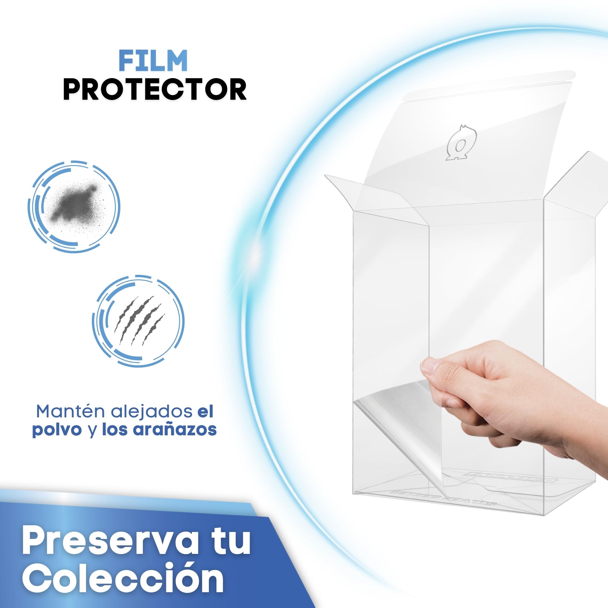Pack de 50 Protectores Silver para Funko Pop 4" – Funda Funko Pop de 0,4 mm de Grosor – Mantén tu Colección Impecable con tu Protector con Film Antiarañazos