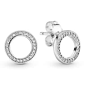 Amazon.com: PANDORA Forever Stud Earrings - Great Gift for