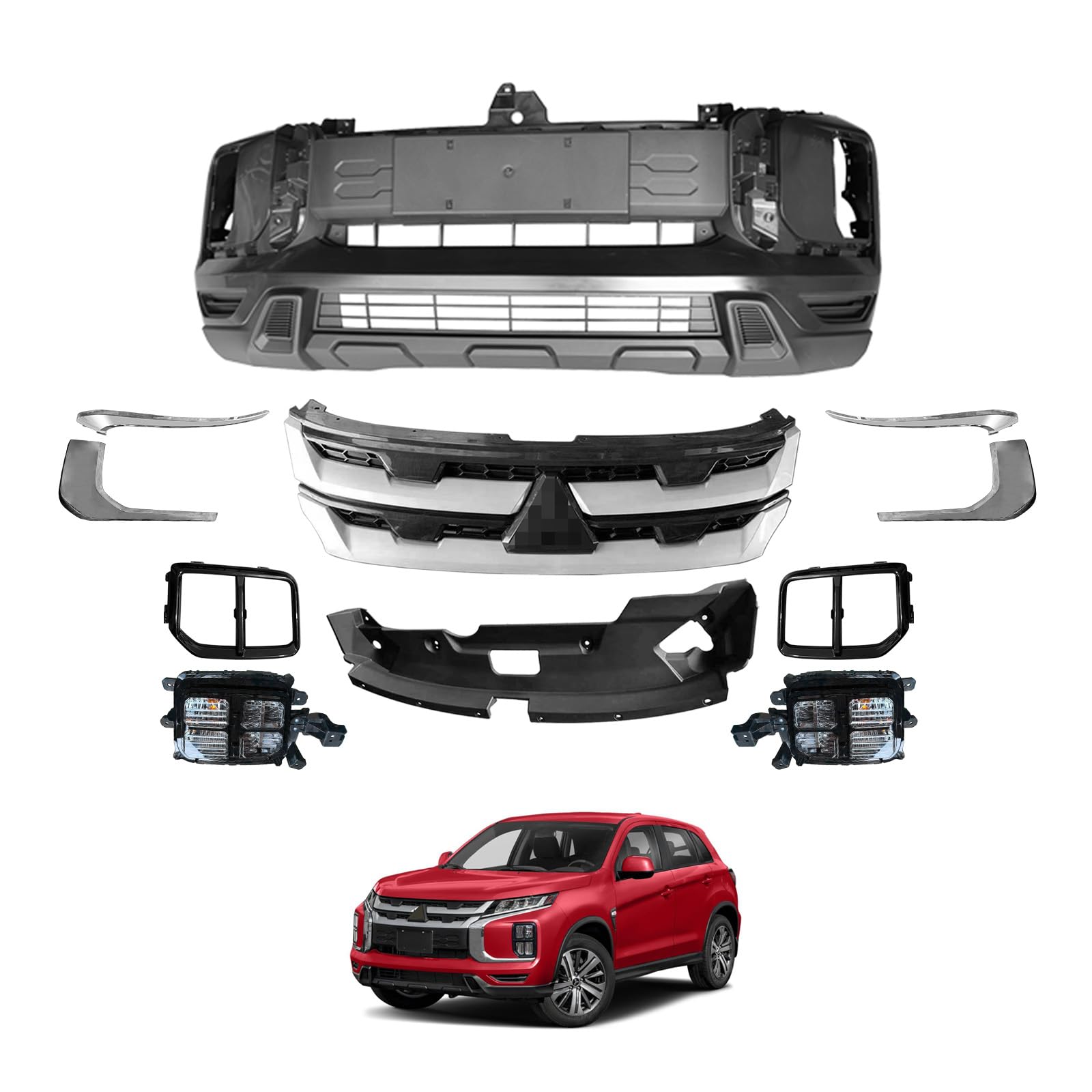 Terrific 2022 Mitsubishi Outlander Front Bumper Imagesnull