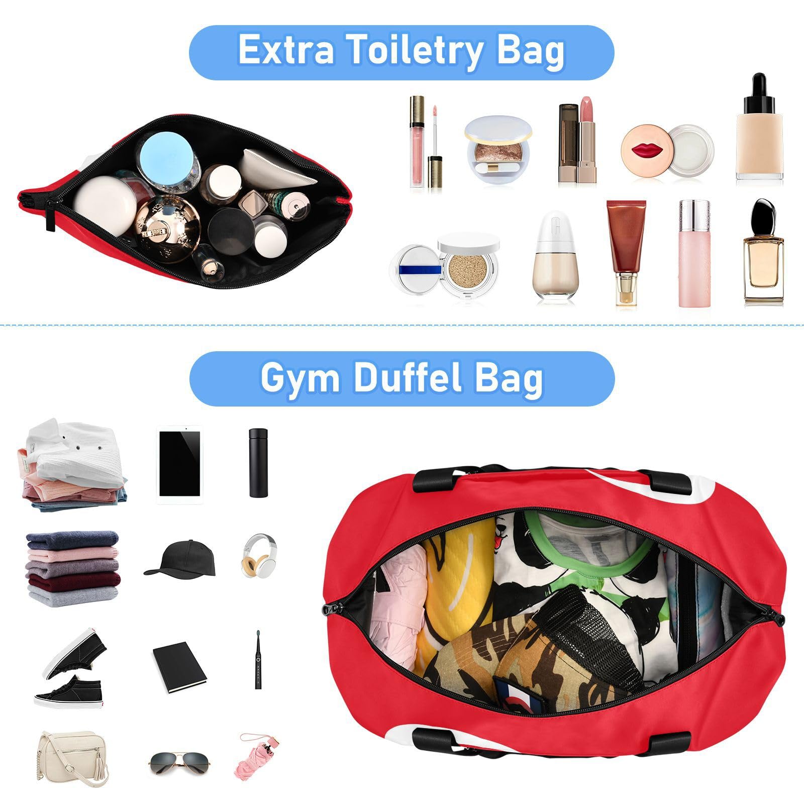 Bolsa de fin de semana con bandera de Turquía, color rojo turco, con bolsillo húmedo, correa ajustable, bolsa de gimnasio para senderismo, impermeable para hombres y mujeres