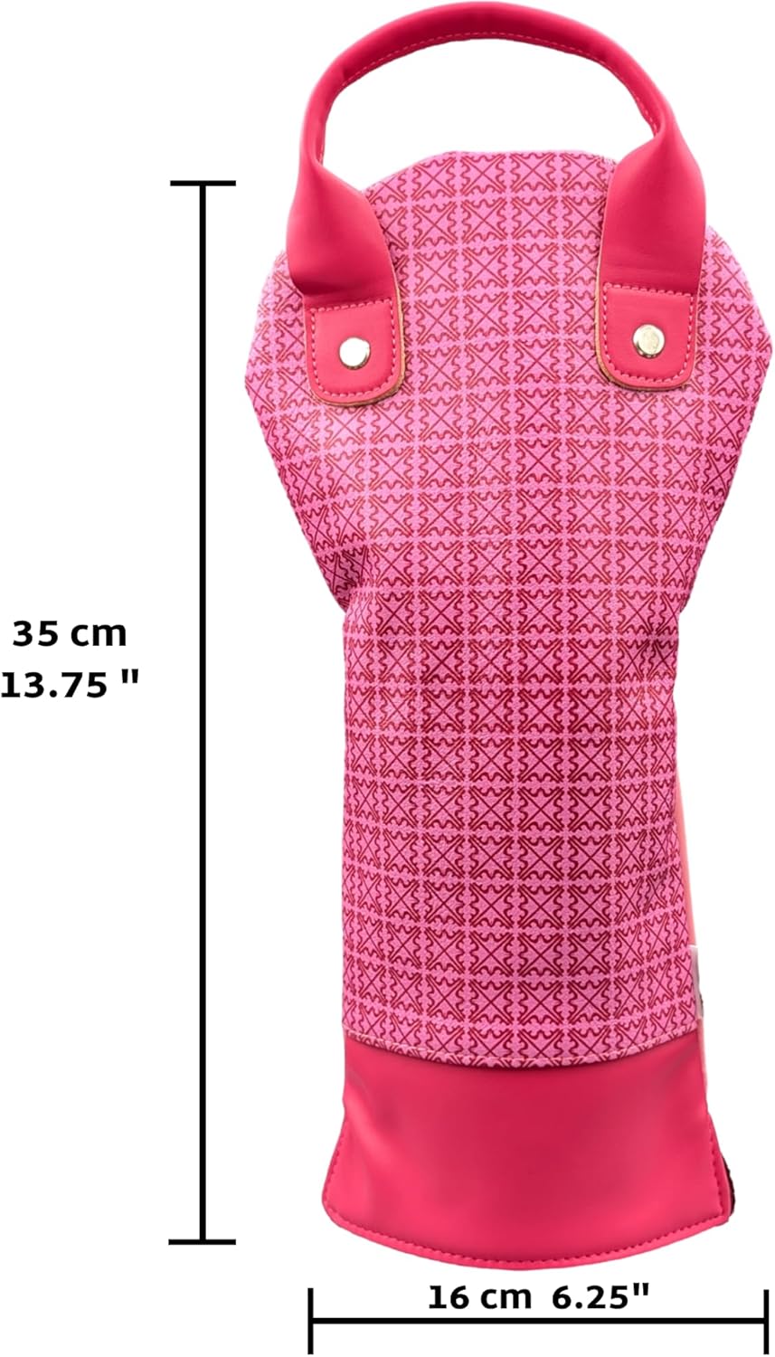 Foretra Driver Headcover | Leather Golf Club Covers | Drive Like a Girl Novelty Golf Head Covers Essential Golfer Accessories Men Women | Universal Fit for Golfing CLU