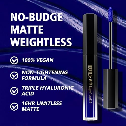 Vista 39 de Lápiz labial rojo de larga duración, lápices labiales líquidos mate para mujeres, no transferencia, a prueba de manchas, suave y fácil de aplicar