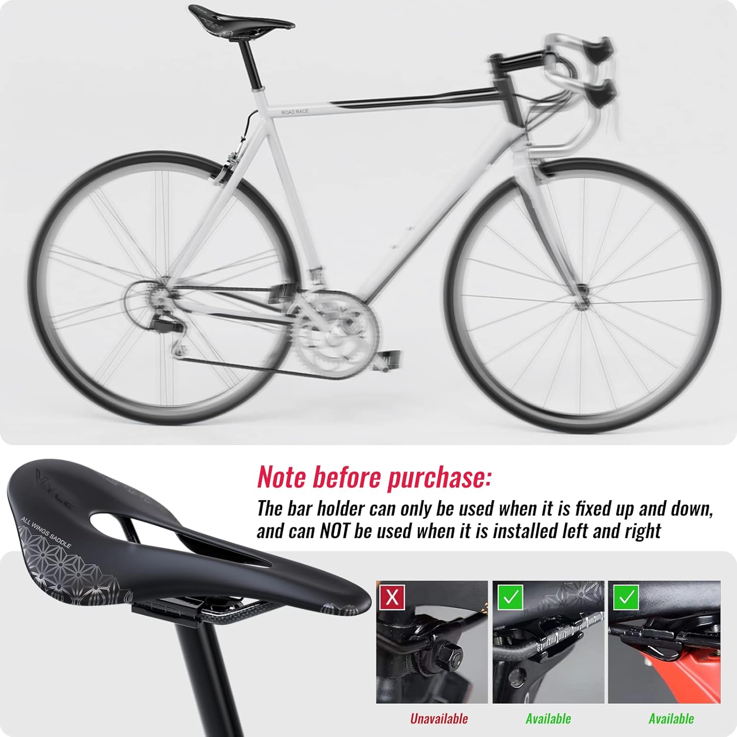 Full Carbon Bike Seat, Road Bike Saddle for Men Women Comfort Ergonomic Mountain Bike Seat Waterproof Replacement Saddles Comfy Cycling Rides for BMX MTB & City Road Shock Absorbing