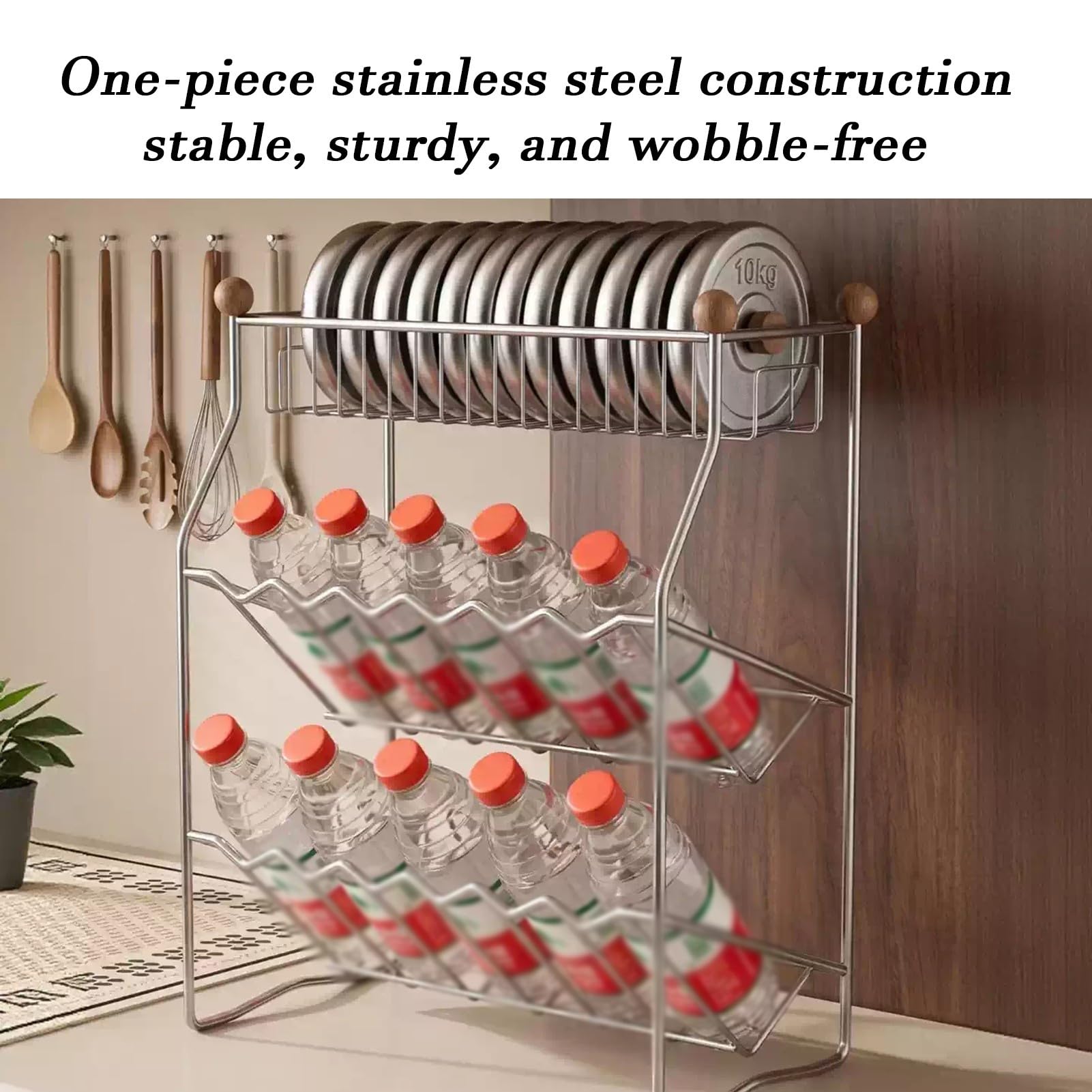 Estante De Especias De Acero Inoxidable/organizador De Encimera De Cocina