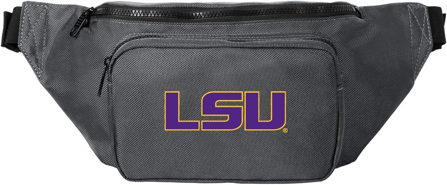 LSU Waist Pack or Crossbody Bag - Versatile Travel, Sports, or Gameday Bag For LSU Tigers Fans and Alumni, Men or Women