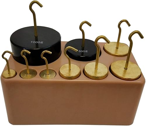 Miniatura 2 de GSC International 4-2500-1 Juego de pesas con gancho, nueve piezas