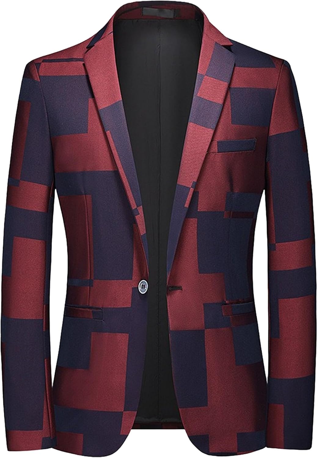 Mens Slim Fit Paisley Suit Floral Blazer Party Prom Wedding Tuxedo Jacket Party Dress Wedding Sport Coat for Men