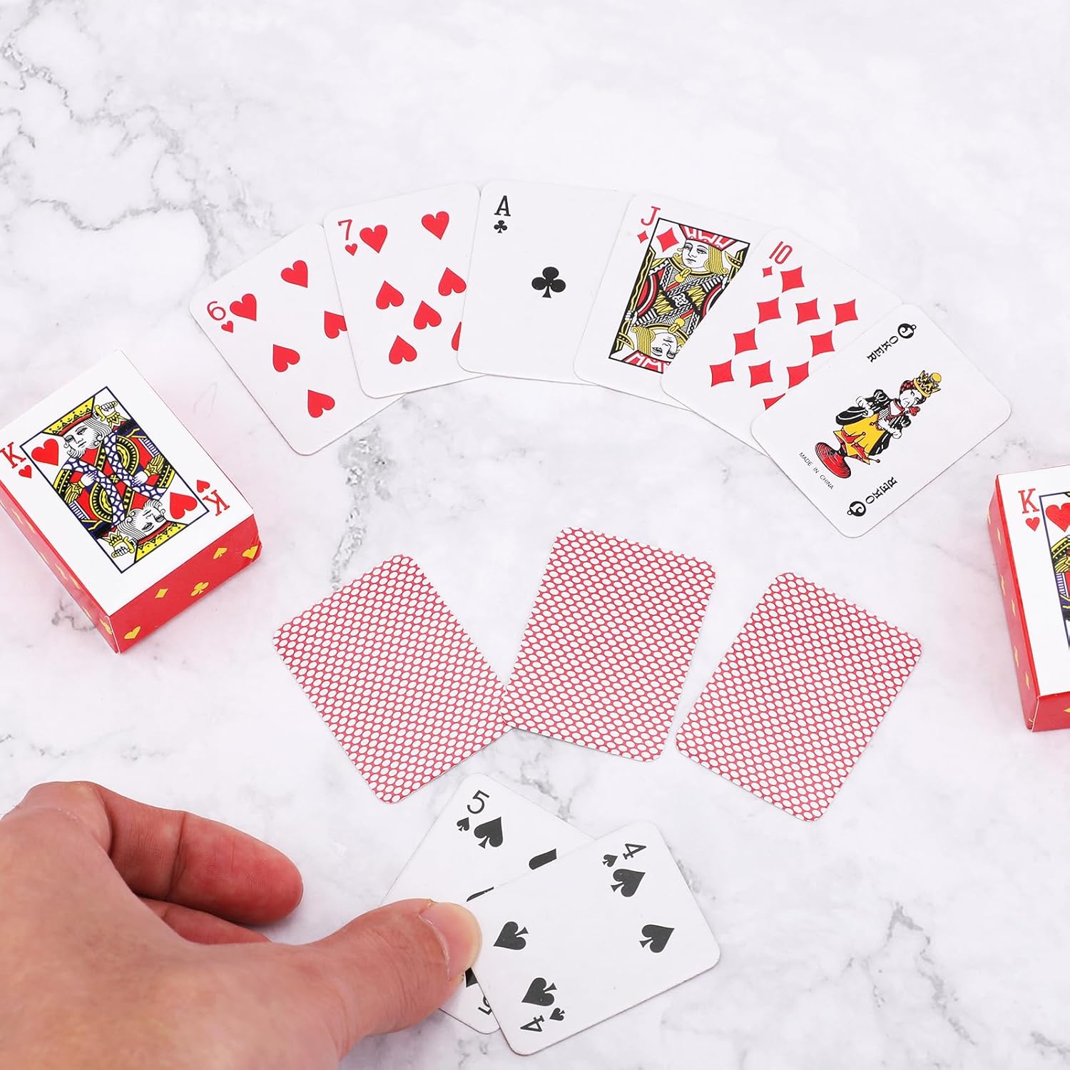 8 Decks Mini Playing Cards,Party Funny Smal Playing Cards,Miniature Poker Cards,Mini Poker Games for Adults,Party Tiny Deck of Novelty Party Gifts for Christmas Halloween(Small)
