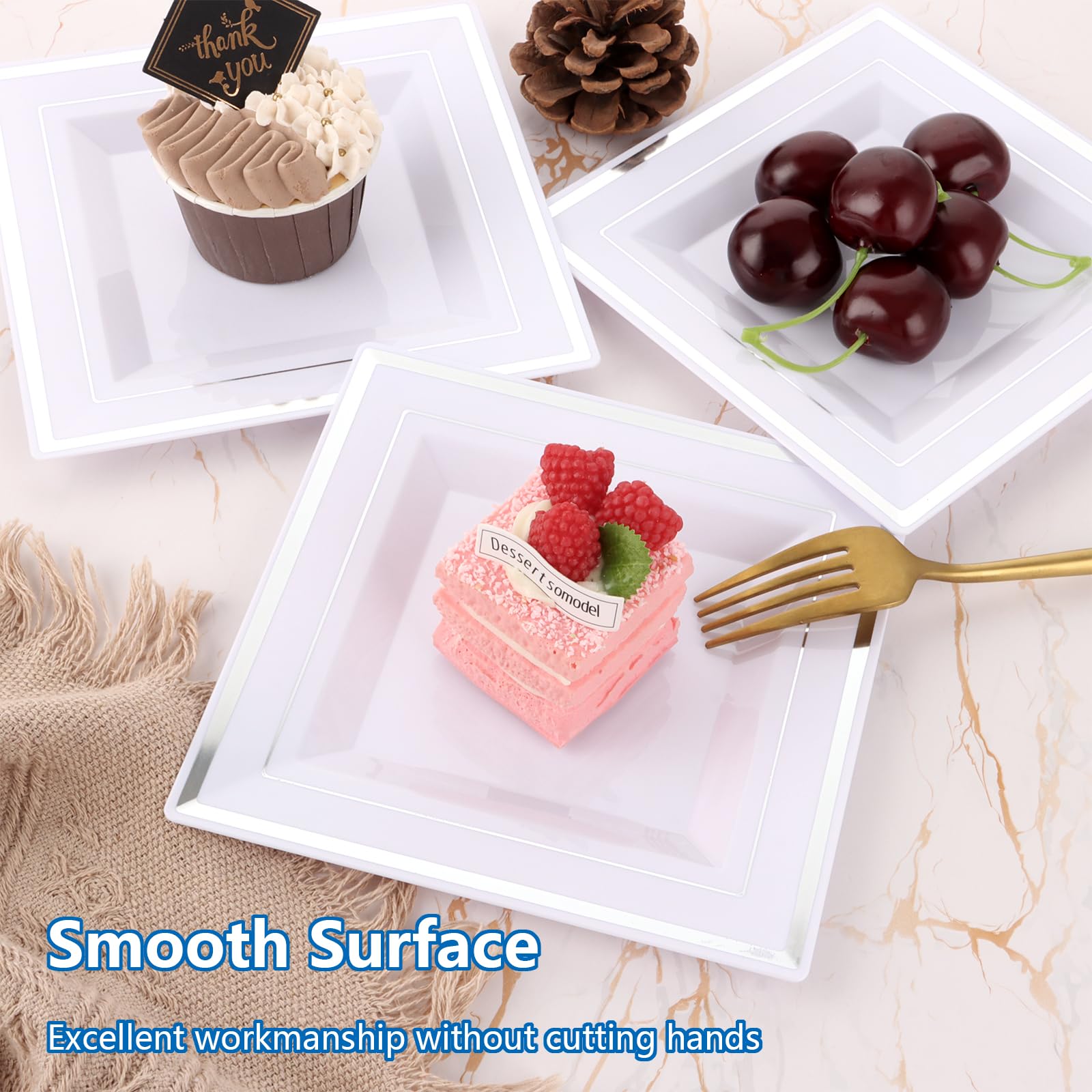 Seltmann Lido Weiss Frühstücksteller Eckig 20 Cm | Schäfer - Küche Und