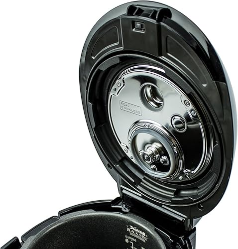 Miniatura 2 de Cuckoo CRP-HZ0683F olla de presión eléctrica para arroz, con calentamiento por inducción, Negro con azul