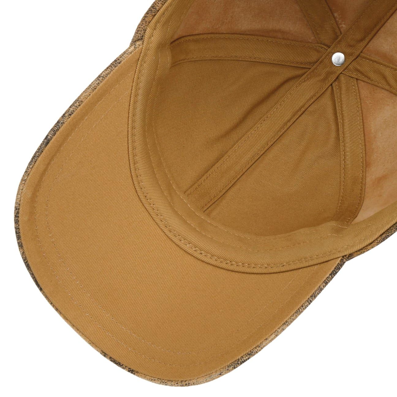 Stetson Rawlins Pigskin Basecap Vintage Look Ledercap Strapback Herren Sommer Winter