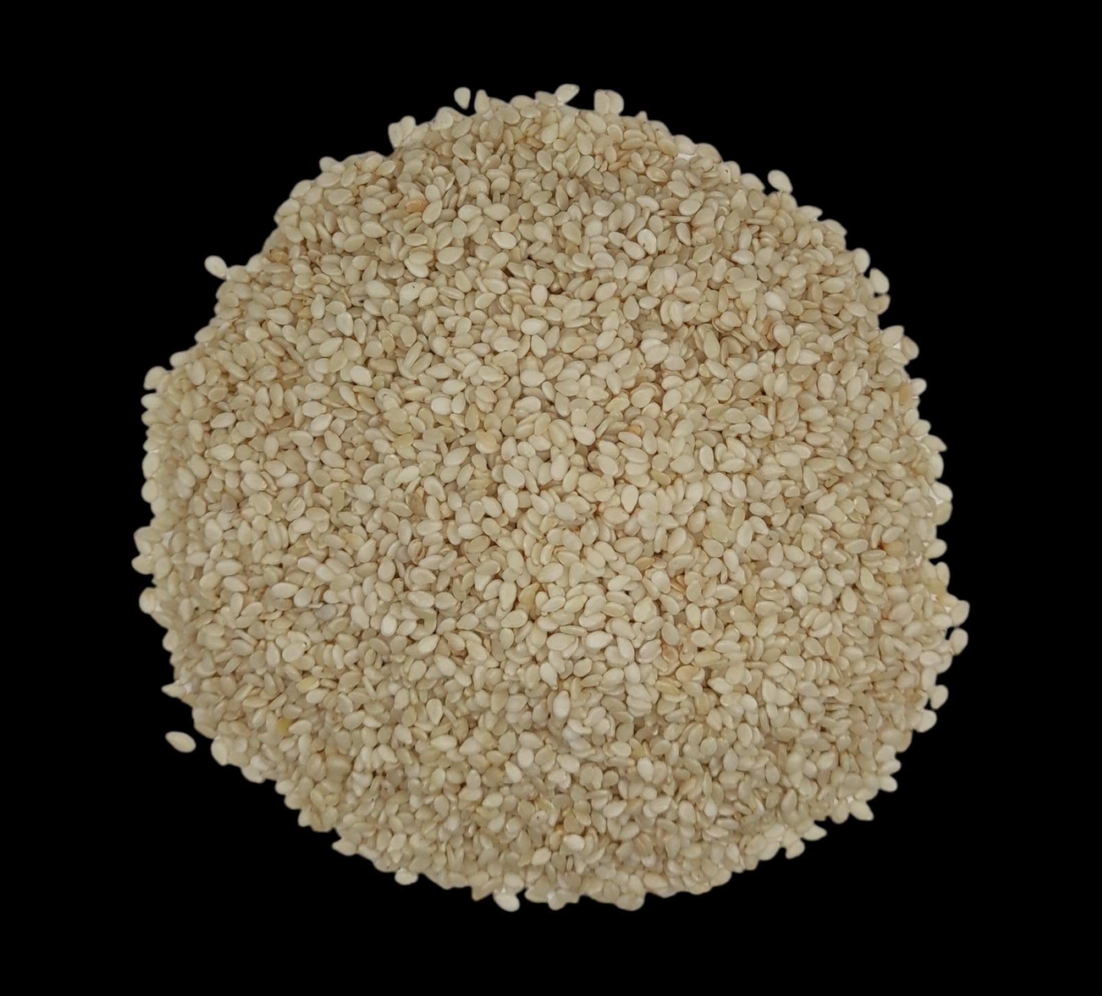 Semillas de Sésamo Blanco Secas 85g - 1,95Kg Clase A Sesamum indicum (1950 gramos)