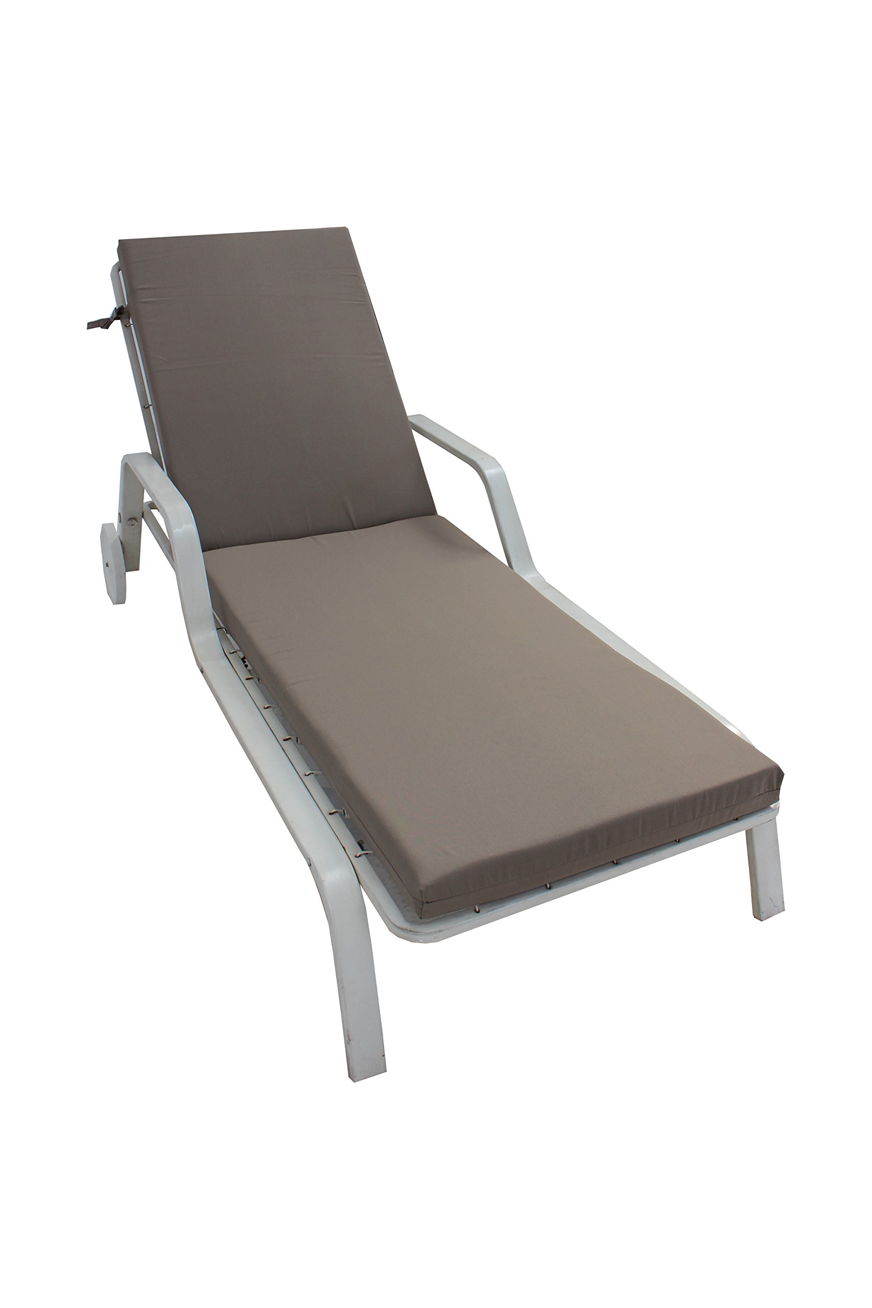 Coussin Dralon Maffei Allegro 190X60X5 cm déhoussable pour bain de soleil