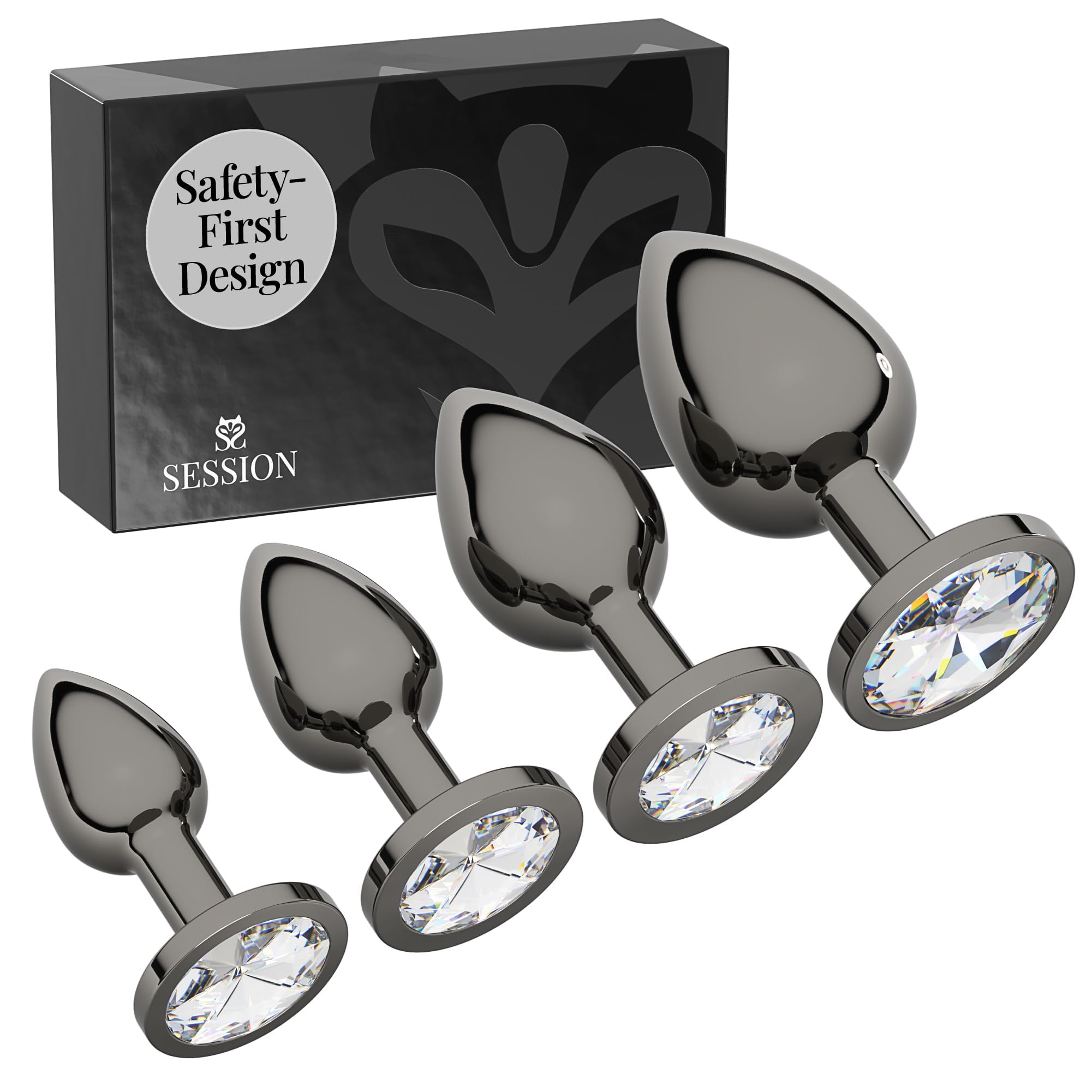 Amazon.com: Session Jewel Butt Plug - Juego de 4 piezas para principiantes, XS, pequeo, mediano, grande, base ancha que evita el deslizamiento, juguete sexual anal de metal para adultos, hombres y mujeres : Amazon.com: Session Jewel Butt Plug - Juego de 4 piezas para principiantes, XS, pequeo, mediano, grande, base ancha que evita el deslizamiento, juguete sexual anal de metal para adultos, hombres y mujeres :