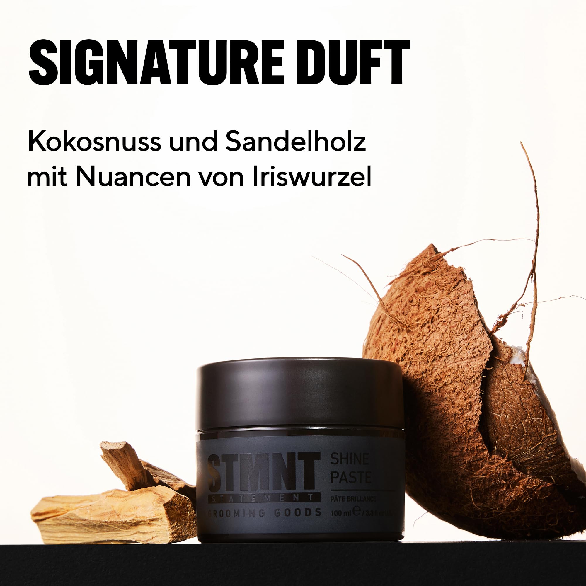 STMNT STATEMENT GROOMING GOODS Shine Paste | Natürlich glänzendes Finish | Starker Halt | Leicht auswaschbar | Nicht fettend