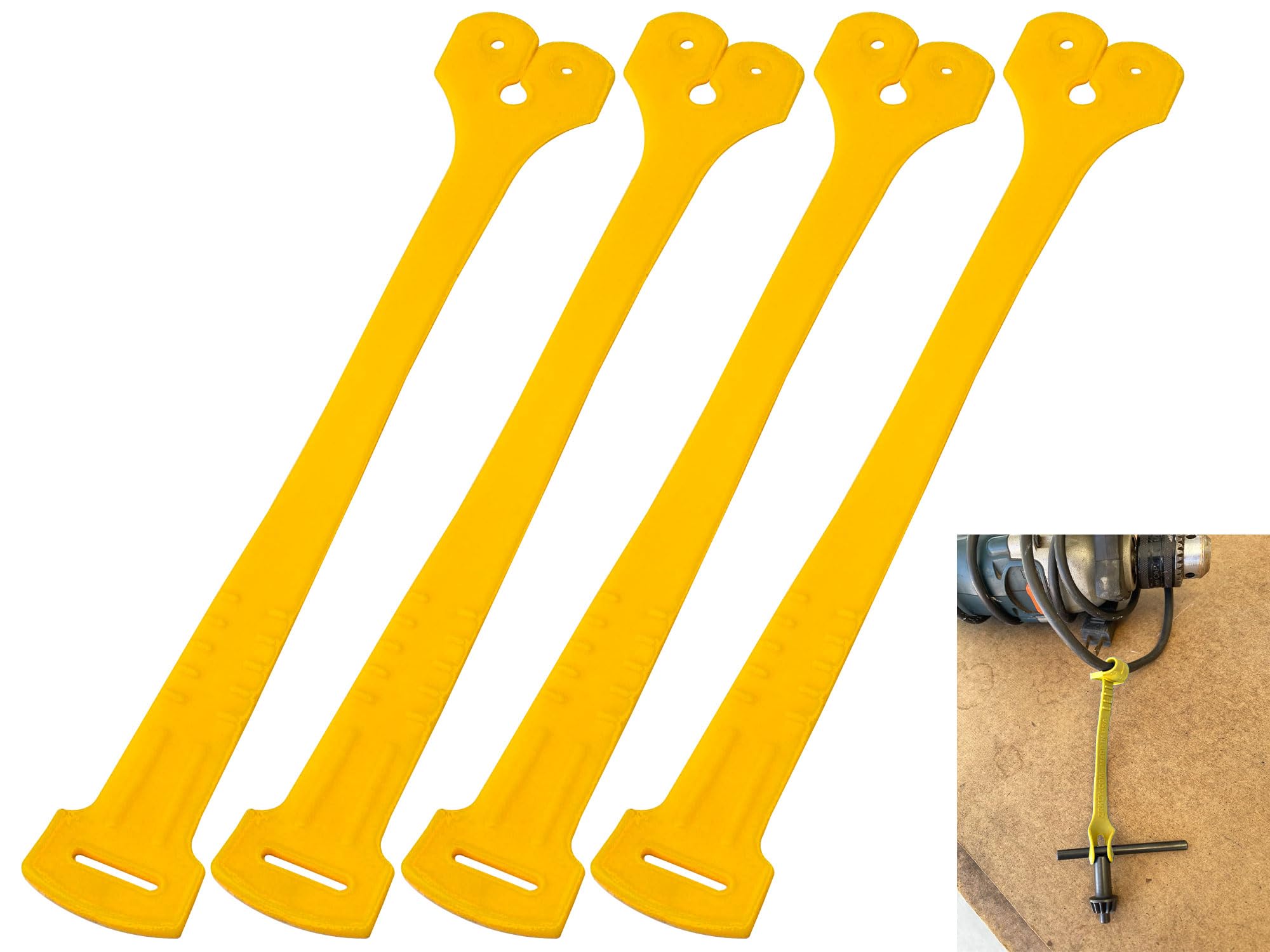4 Pack 065288-02 Chuck Key Holder for D-ewalt DW500, DW505, DW505, DW511, DW512, DW100-220, DW100, DW101, Also Compatible with Black & Decker 5072 W, 5075, 27205