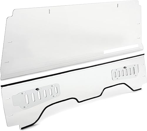 KUAFU Parabrisas compatible con Honda Big Red 4X4 MUV700 2009-2013 repuesto para parabrisas completo 2317-0182 con ventilación