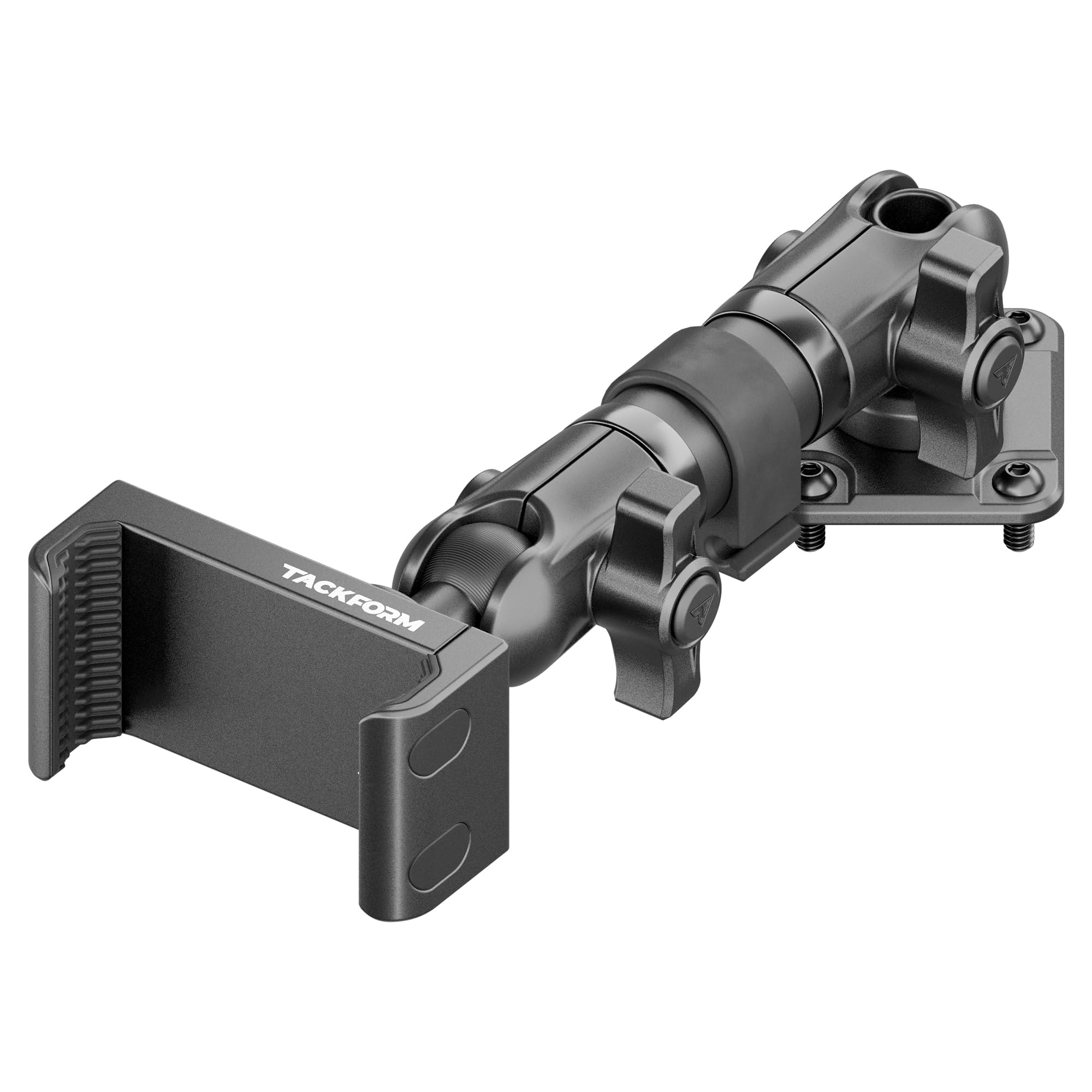 Tackform All Metal Dash Mount Phone Holder Compatible with 2024 – 2025 Jeep Wrangler JL, 4xe, & Gladiator JT | Aluminum Tube Arm | Universal Holder Compatible with iPhone, Galaxy, More | Black