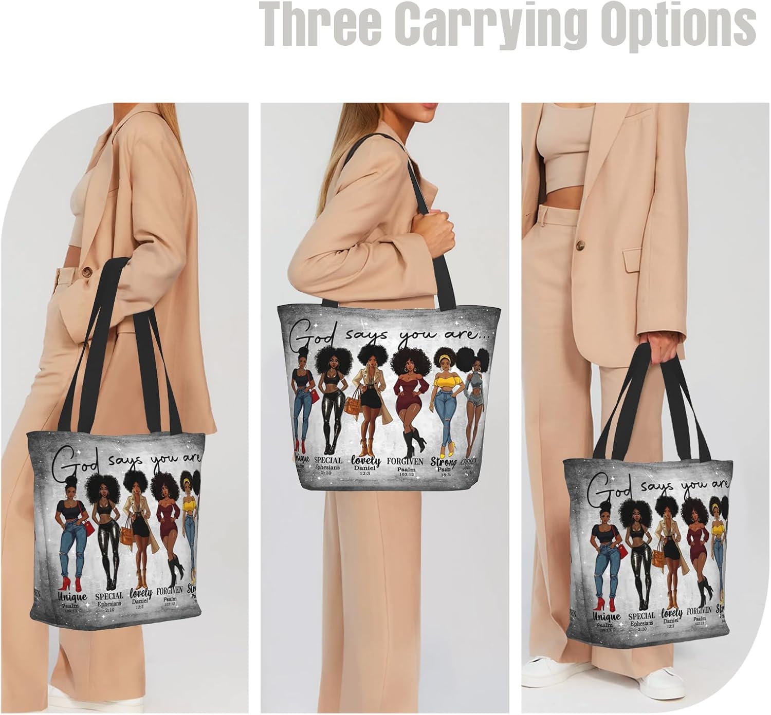 Tote Bag for Women Gifts Shoulder Handbag Shopping Bags For Women Work Birthday Mother Day - Image 3