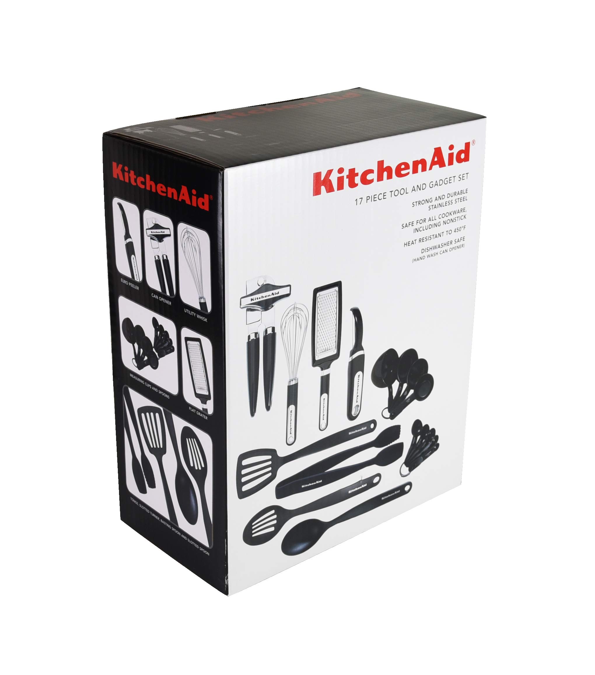 KitchenAid Classic Tool and Gadget Set, 17pc, Black Buy Online in