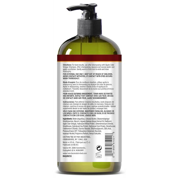 Hair Chemist Apple Cider Vinegar Revitalize & Nourish Sulfate Free Conditioner 33.8 Ounces