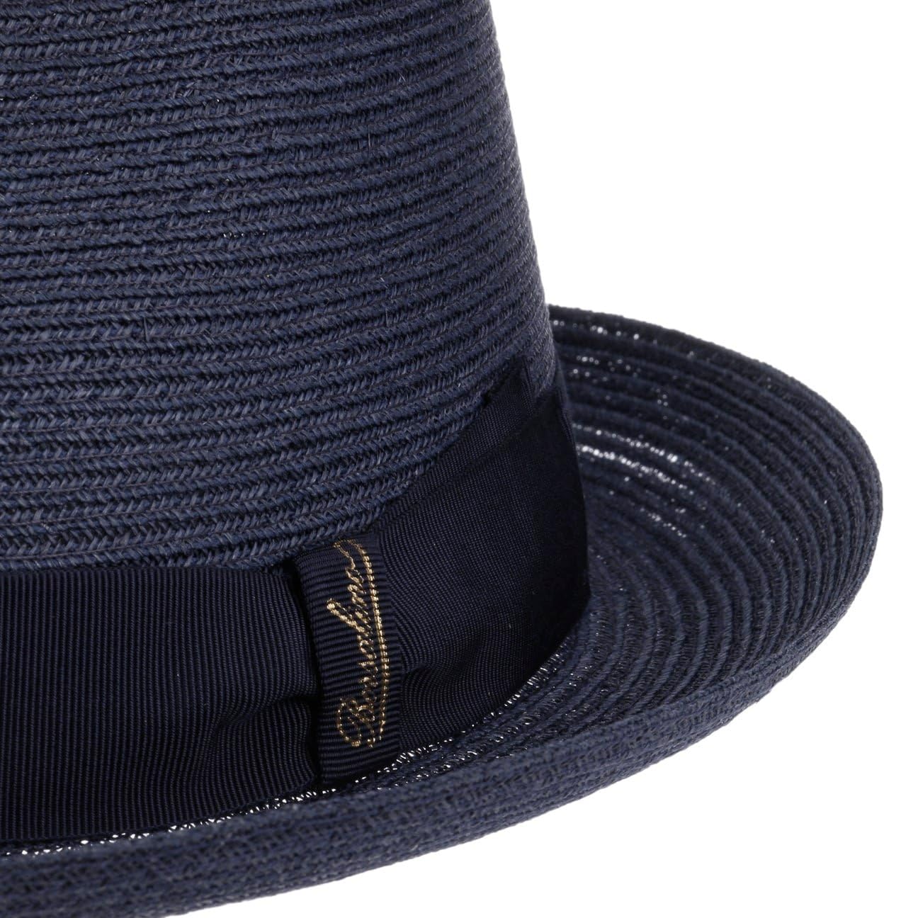 Borsalino Sombrero de Cáñamo Uni Player Mujer/Hombre - Made in Italy Sol Verano para el jardín con Banda Grosgrain Primavera/Verano