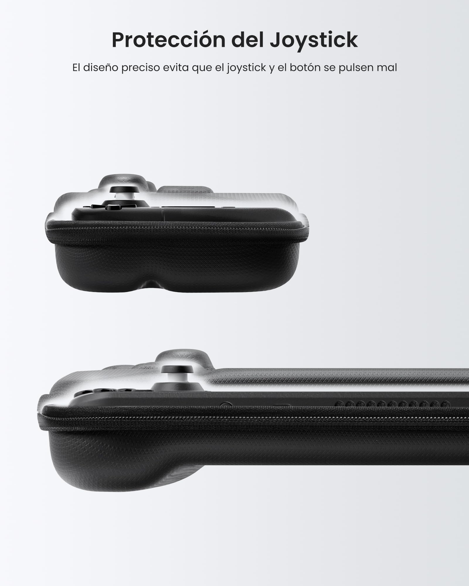 tomtoc Funda de Transporte Steam Deck/Steam Deck OLED, Estuche rígida de Filz de protección Total para Transportar la Consola Steam Deck y Sus Accesorios, Bolsa de Viaje a Prueba Golpes, como Regalos