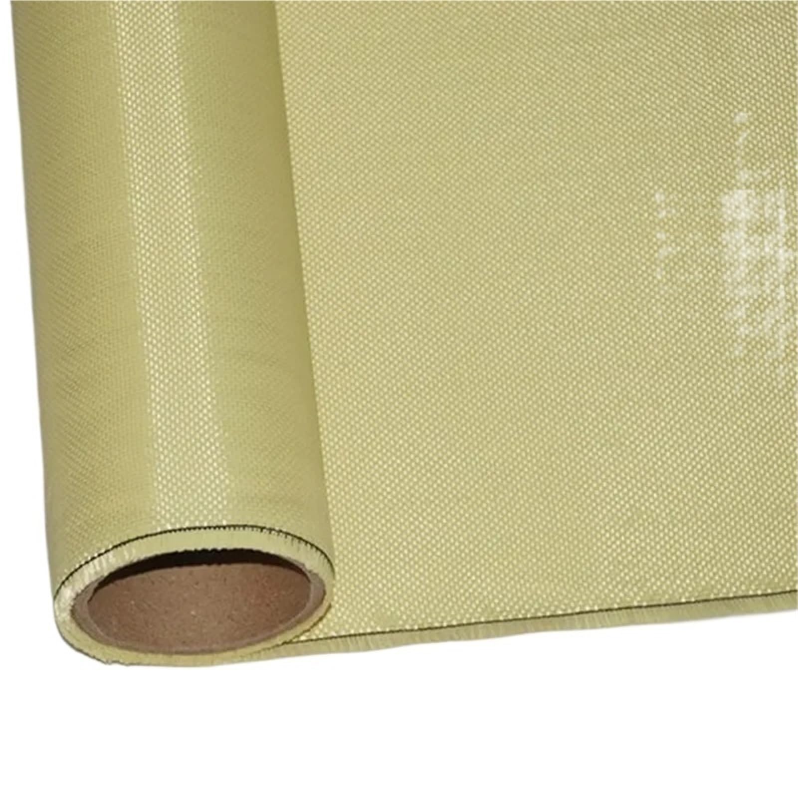 Roll Packed Kevlar Fabric Yellow Synthetic Aramid Fiber Cloth Plain 1100D 200gsm 40