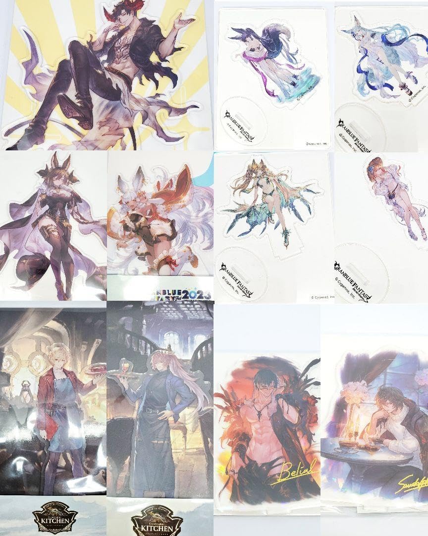 グランブルーファンタジー　水着　アクリルスタンド　※一部袋破け有り グランブルーファンタジー 水着 アクリルスタンド ※一部袋破け有り