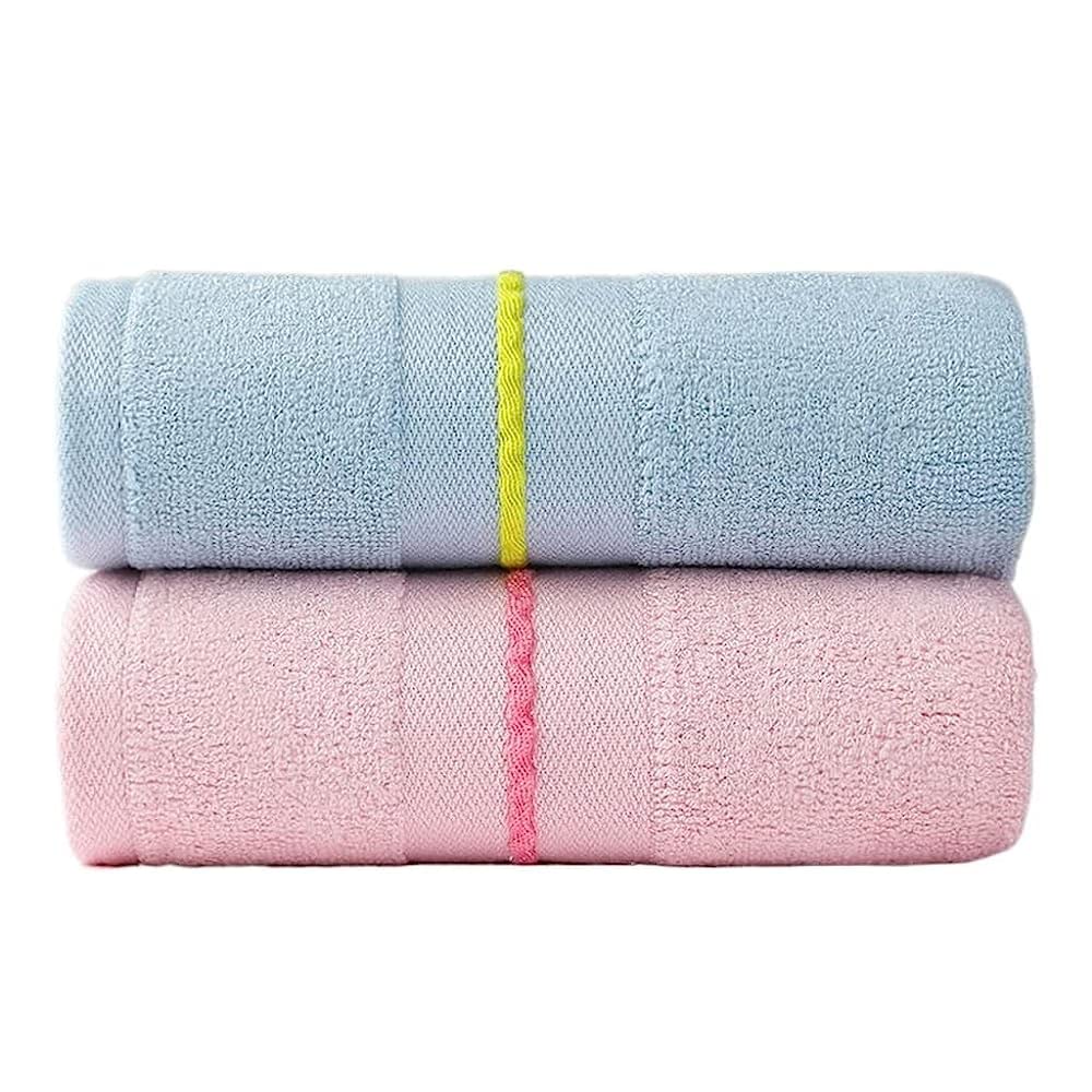 Toallas de baño que absorben al instante sin soltar pelusas molestas, pack de 2 piezas