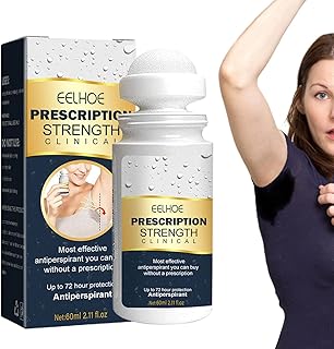 Desodorante Roll On, Loção antitranspirante antitranspirante para axilas, Tratamento antitranspirante hidratante nas axilas para suor e odor excessivos, 2 onças Baodan