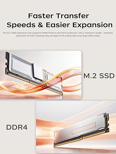 Miniatura 8 de Computadora portátil con procesador AMD Ryzen 7430U (hasta 4.3 GHZ, 6C12T), 16 GB DDR4 RAM 512 GB SSD, gráficos AMD Radeon, Windows 11, WiFi 6,