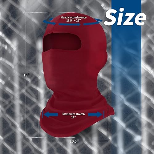 Miniatura 77 de YESLIFE Máscara de esquí, máscara facial para hombres y mujeres, esquí, snowboard, motocicleta, protección UV y protección contra el viento 6 Negro