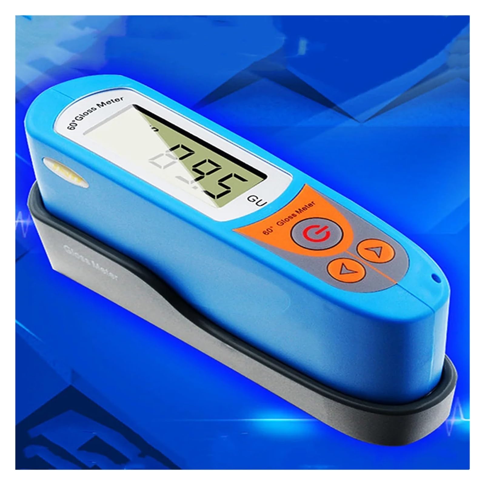 NURII Digital 60 Degree Gloss Meter, 0-199.5GU Ceramic Plastic Stone Glossmeter Car Glossiness Tester